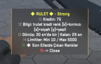 Genel | Gelişmiş Rulet